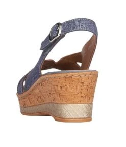 Remonte Houston Blue Wedge Sandal -Wonders Shop ried475612c