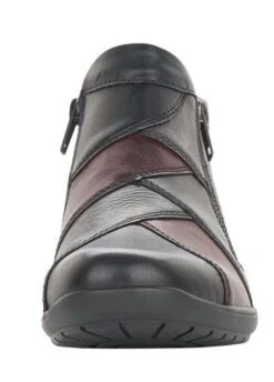 Remonte Cristallino Black Wine Leather Ankle Boot 8 Remonte Cristallino Black Wine Leather Ankle Boot -Wonders Shop rier767402b