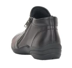 Remonte Cristallino Black Wine Leather Ankle Boot 9 Remonte Cristallino Black Wine Leather Ankle Boot -Wonders Shop rier767402c