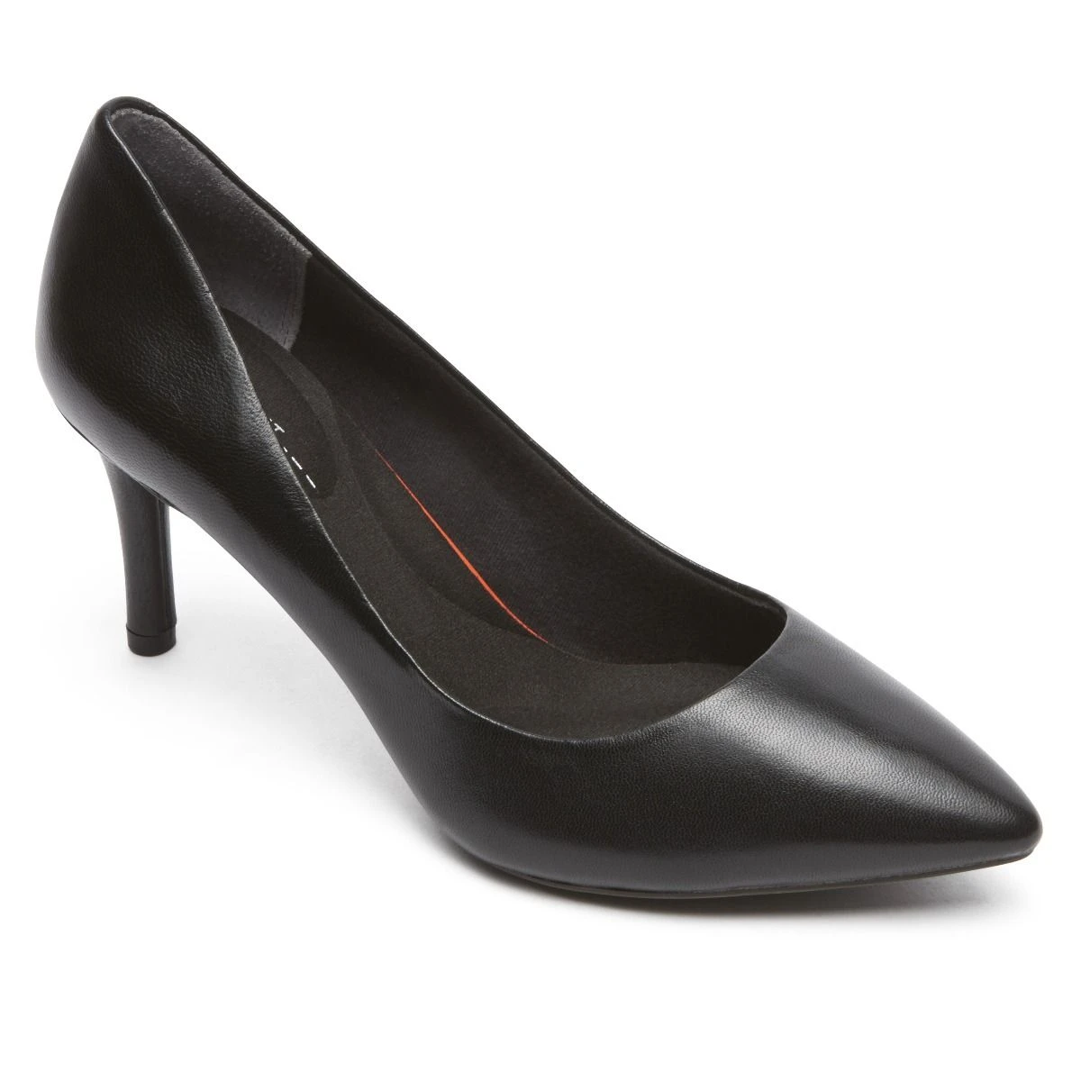 Rockport Total Motion Black Leather Pointed Toe Heel Dress Pump 3 Rockport Total Motion Black Leather Pointed Toe Heel Dress Pump
