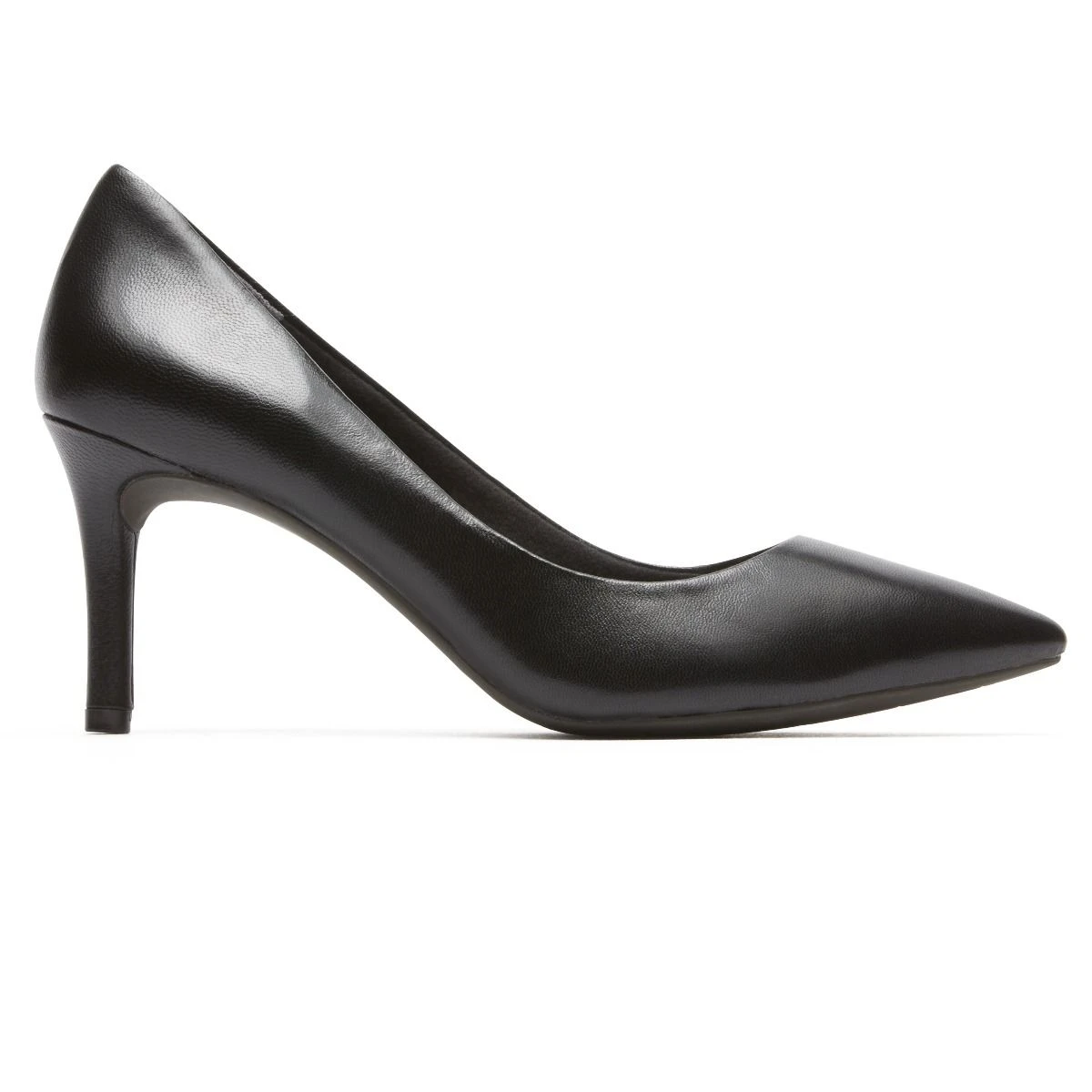 Rockport Total Motion Black Leather Pointed Toe Heel Dress Pump 4 Rockport Total Motion Black Leather Pointed Toe Heel Dress Pump - Image 2