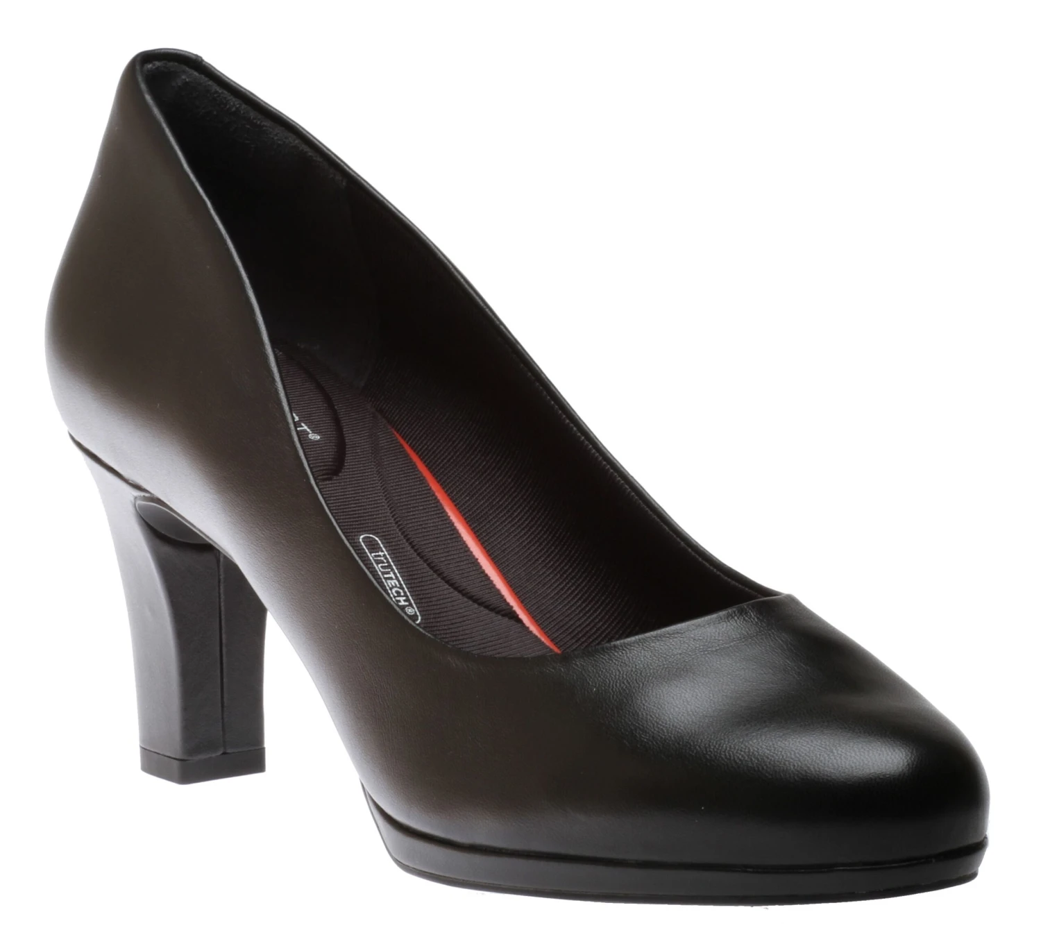Rockport Total Motion Leah Black Leather Dress Pump 3 Rockport Total Motion Leah Black Leather Dress Pump