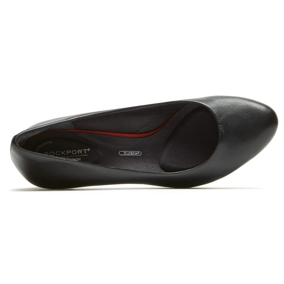 Rockport Total Motion Leah Black Leather Dress Pump 5 Rockport Total Motion Leah Black Leather Dress Pump - Image 3