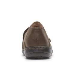 Paulette Stone Nubuck Slip-On Flat -Wonders Shop rocpaulette07h