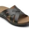 Rockport Ridge Woven Black Leather Slide Sandal 2 Rockport Ridge Woven Black Leather Slide Sandal -Wonders Shop rocridge01