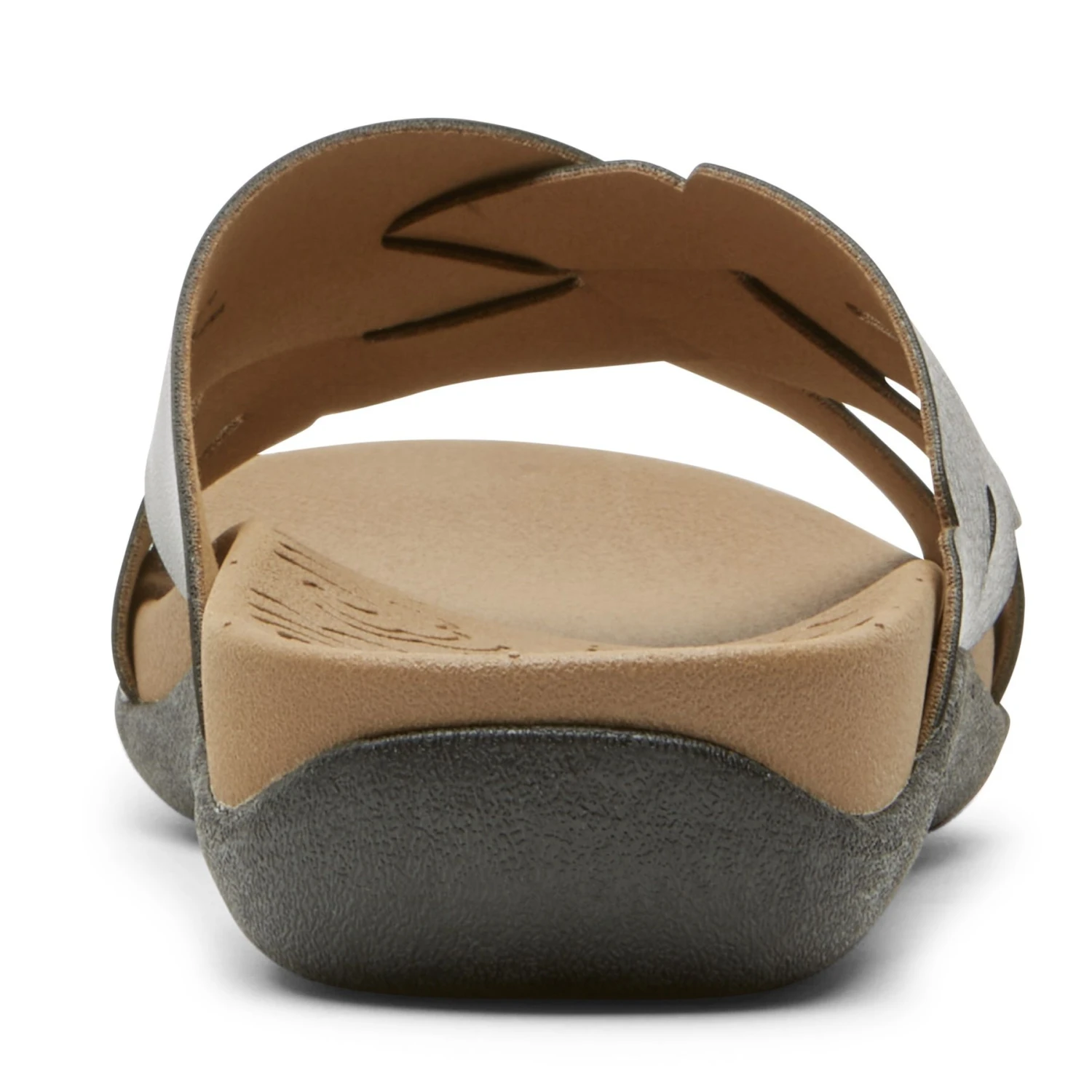 Rockport Ridge Woven Black Leather Slide Sandal 6 Rockport Ridge Woven Black Leather Slide Sandal - Image 4