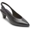 Rockport Saleya Black Leather Dress Slingback Pump 1 Rockport Saleya Black Leather Dress Slingback Pump -Wonders Shop rocsaleyas01