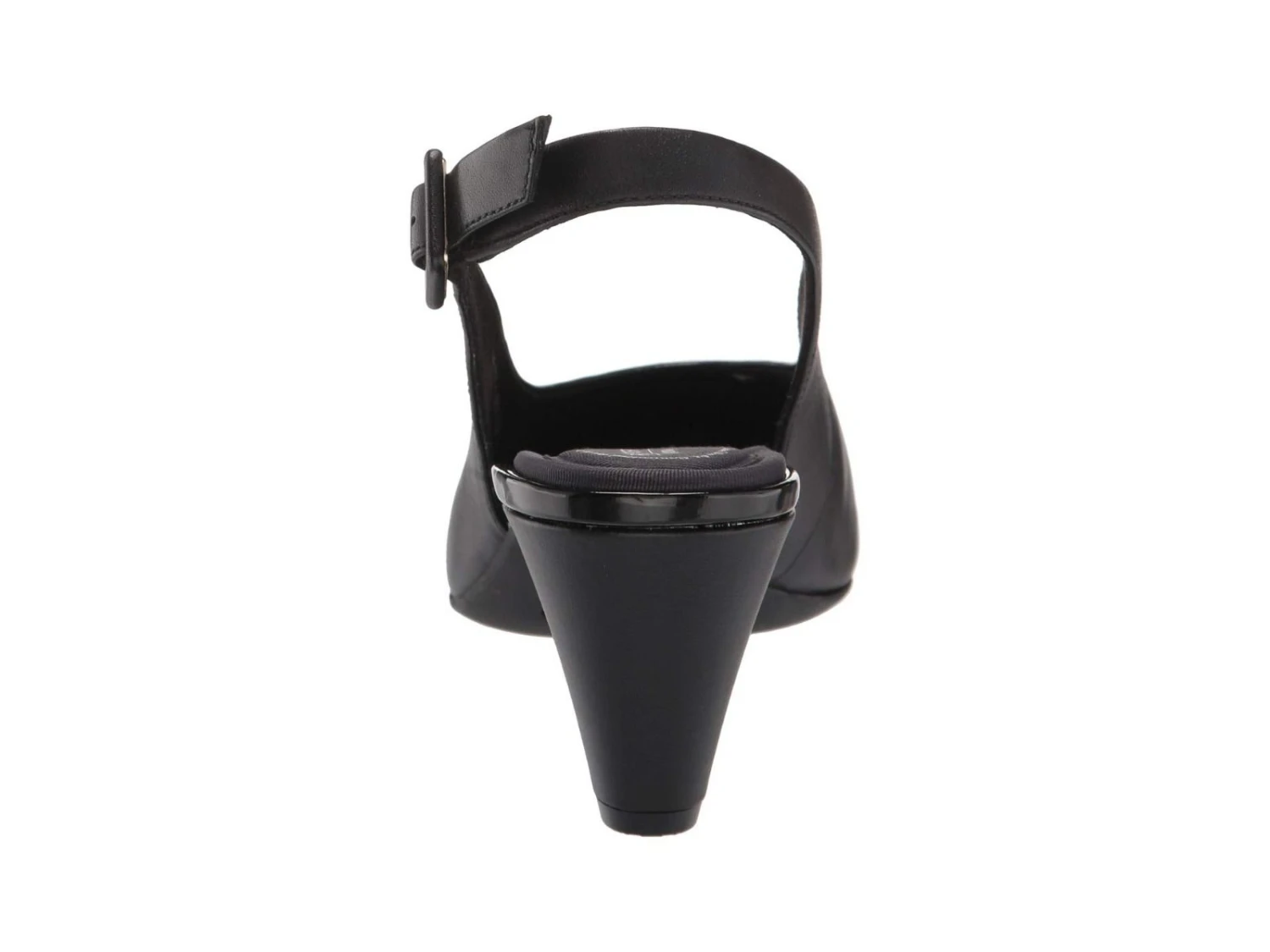 Rockport Saleya Black Leather Dress Slingback Pump 6 Rockport Saleya Black Leather Dress Slingback Pump - Image 4