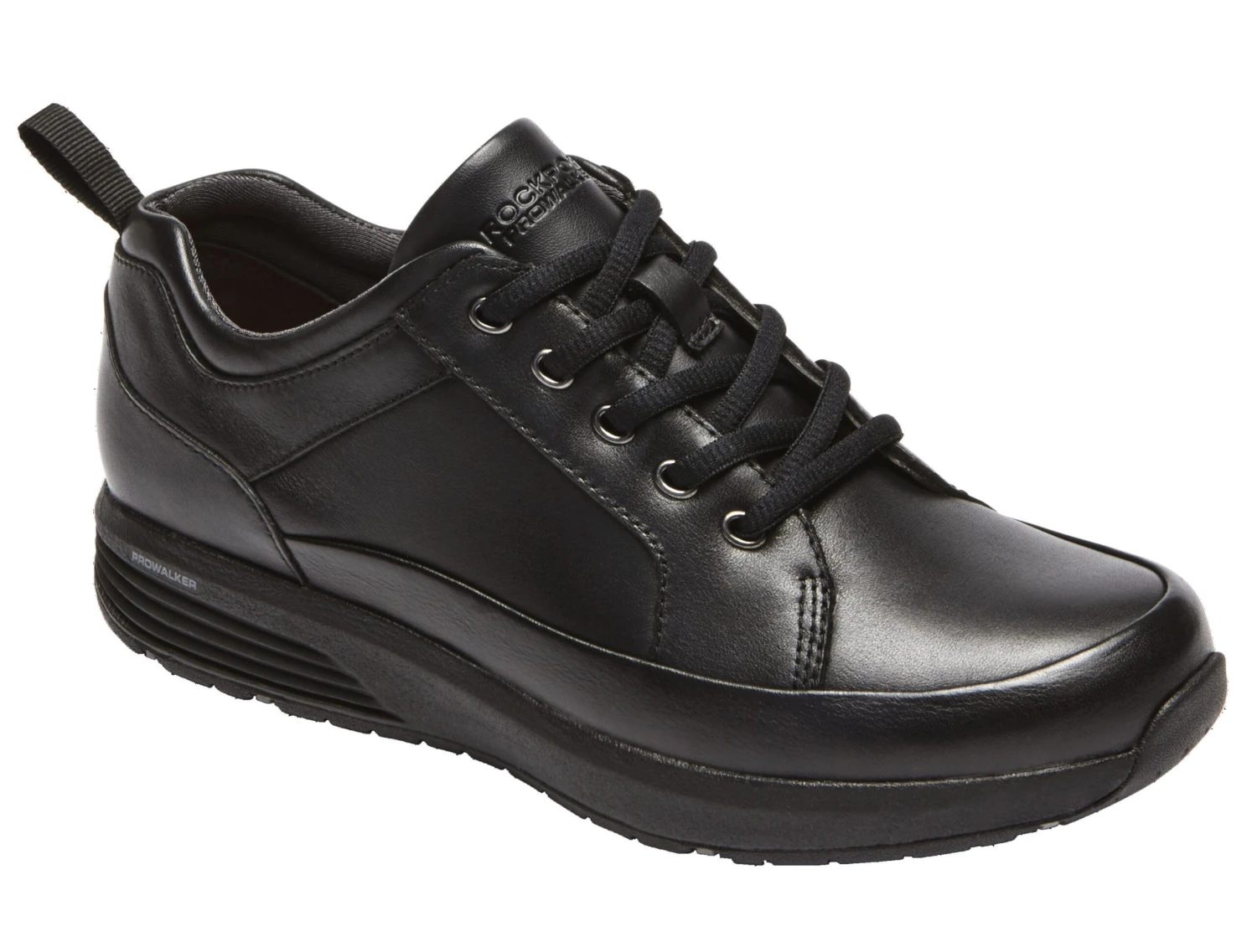 Rockport Trustride Waterproof Black Leather Lace-Up Sneaker 4 Rockport Trustride Waterproof Black Leather Lace-Up Sneaker - Image 2