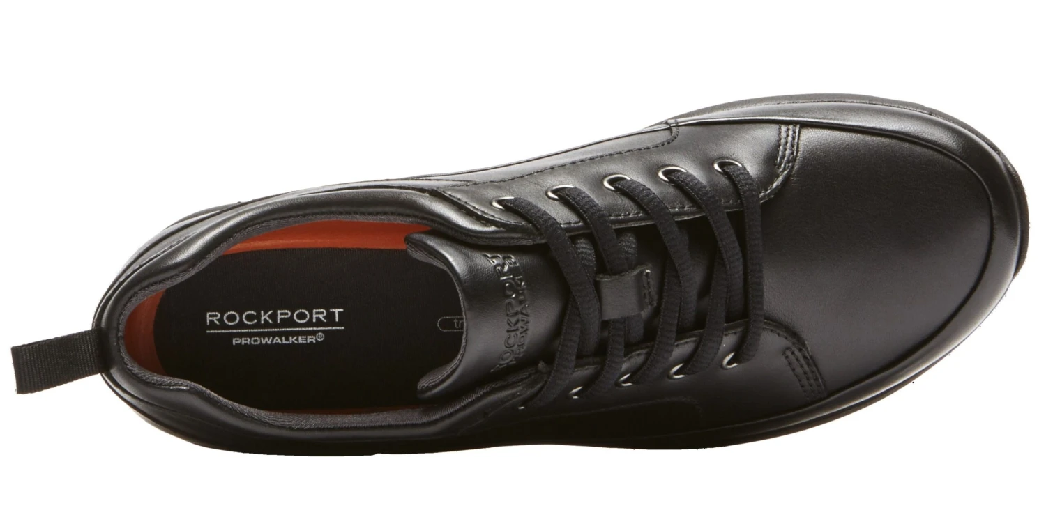 Rockport Trustride Waterproof Black Leather Lace-Up Sneaker 6 Rockport Trustride Waterproof Black Leather Lace-Up Sneaker - Image 4