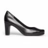 Rockport Total Motion Black Leather Heel Dress Pump 1 Rockport Total Motion Black Leather Heel Dress Pump -Wonders Shop rocv7594201a