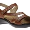 Ibiza 70 Brandy Brown Leather Asymmetrical Sandal 2 Ibiza 70 Brandy Brown Leather Asymmetrical Sandal -Wonders Shop rom16070 24320