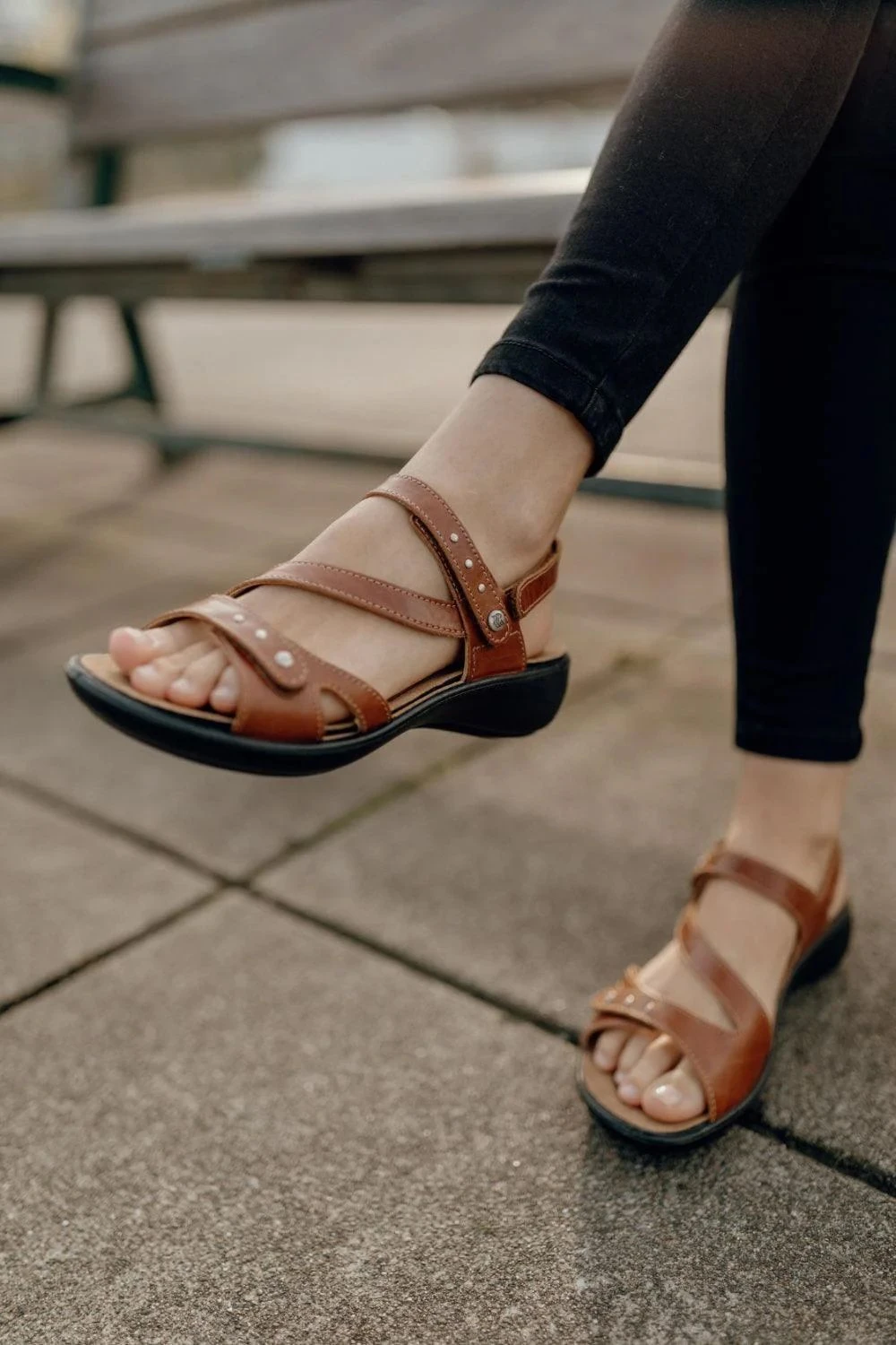 Ibiza 70 Brandy Brown Leather Asymmetrical Sandal 12 Ibiza 70 Brandy Brown Leather Asymmetrical Sandal - Image 10