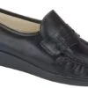 Classic Black Leather Slip-On Loafer 2 Classic Black Leather Slip-On Loafer -Wonders Shop sasclassic01