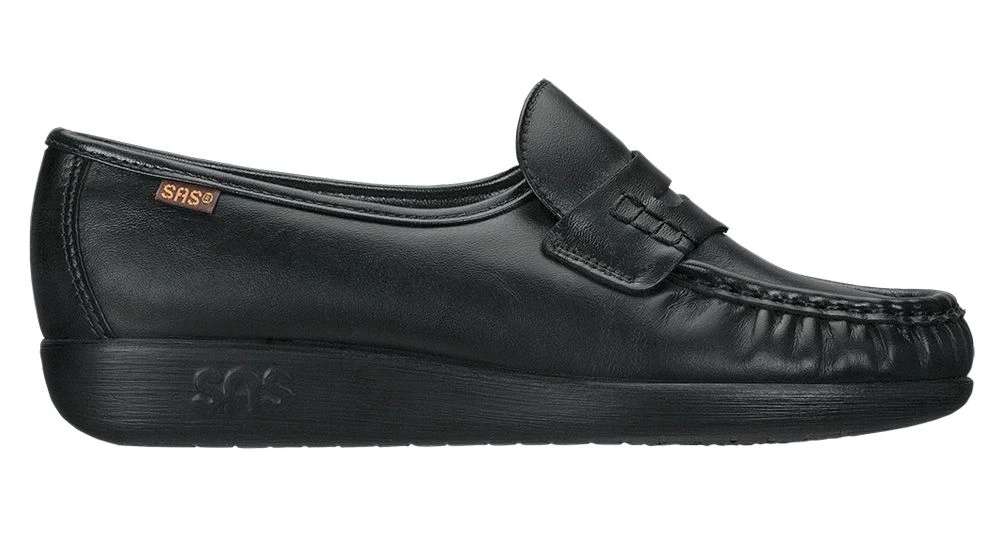 Classic Black Leather Slip-On Loafer 4 Classic Black Leather Slip-On Loafer - Image 2