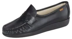 Classic Black Leather Slip-On Loafer 9 Classic Black Leather Slip-On Loafer -Wonders Shop sasclassic01c