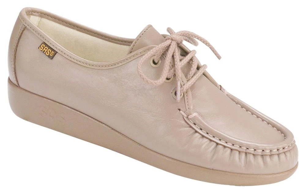 Siesta Mocha Leather Lace-Up Loafer 3 Siesta Mocha Leather Lace-Up Loafer