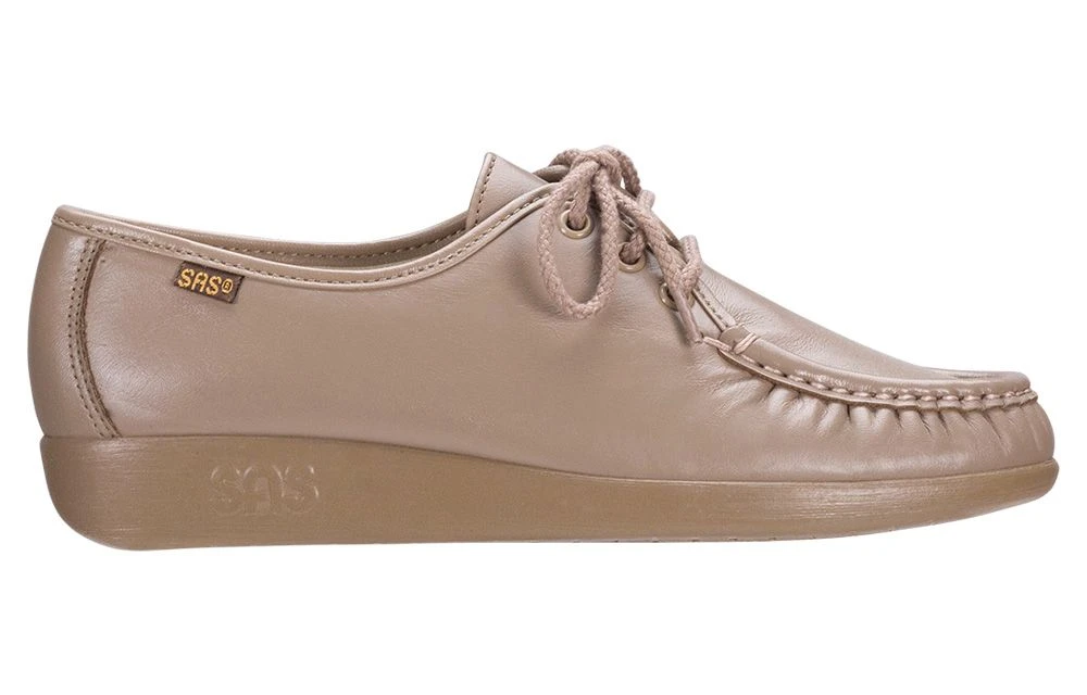 Siesta Mocha Leather Lace-Up Loafer 4 Siesta Mocha Leather Lace-Up Loafer - Image 2