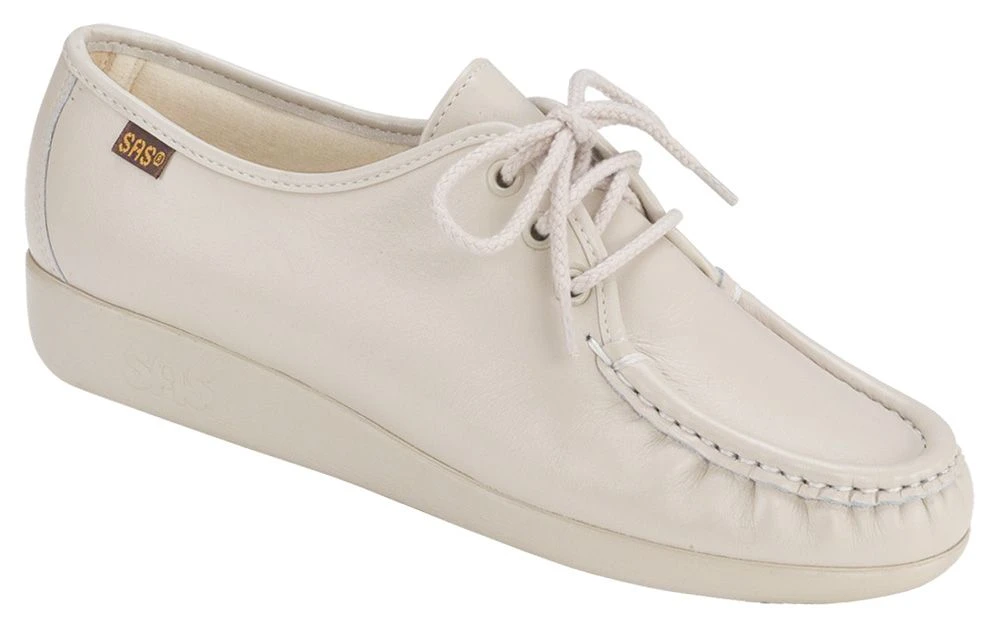 Siesta Bone Leather Lace-Up Loafer 3 Siesta Bone Leather Lace-Up Loafer