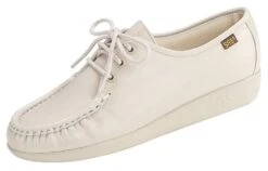 Siesta Bone Leather Lace-Up Loafer 9 Siesta Bone Leather Lace-Up Loafer -Wonders Shop sassiesta08c
