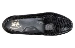 Simplify Black Croc Slip On Loafer -Wonders Shop sassimplify31b