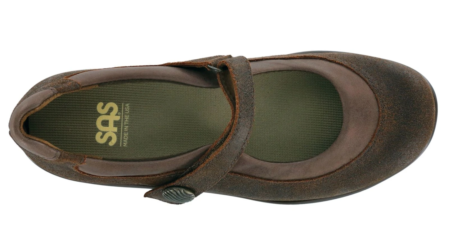 Step Out Brown Mary Jane Shoe 5 Step Out Brown Mary Jane Shoe - Image 3