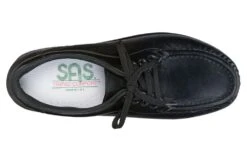 Take Time Black Leather Lace-Up Loafer 8 Take Time Black Leather Lace-Up Loafer -Wonders Shop sastaketime01b