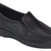 Twin Black Leather Slip-On Loafer 2 Twin Black Leather Slip-On Loafer -Wonders Shop sastwin01