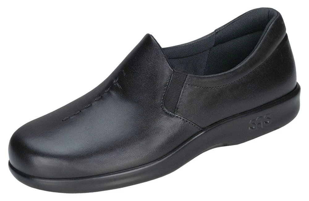Viva Black Leather Slip-On Loafer 6 Viva Black Leather Slip-On Loafer - Image 4